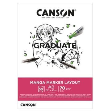 Canson Graduate Marker Defter A3 70gr 50yp