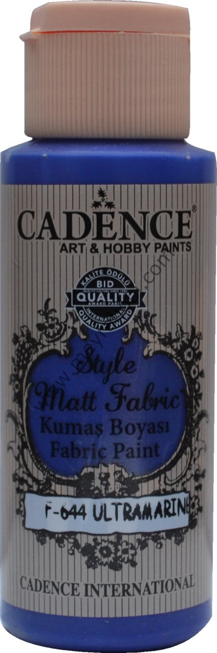 Cadence Style Matt Fabric Kumaş Boyası 59ml 644 Ultramarine