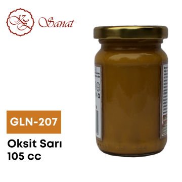 Koza Sanat Geleneksel Ebru Boyası 105cc GLN-207 Oksit Sarı