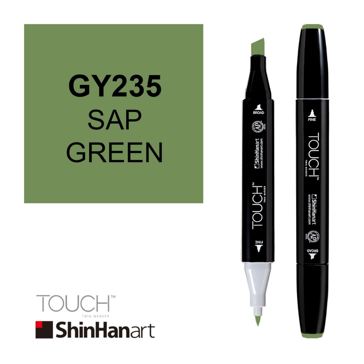 ShinHan Art Touch Twin Marker GY235 Sap Green