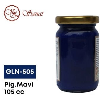 Koza Sanat Geleneksel Ebru Boyası 105cc GLN-505 Pigment Mavi Ultramarin