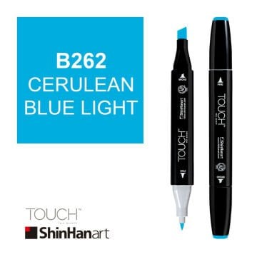 ShinHan Art Touch Twin Marker B262 Cerulean Blue Light