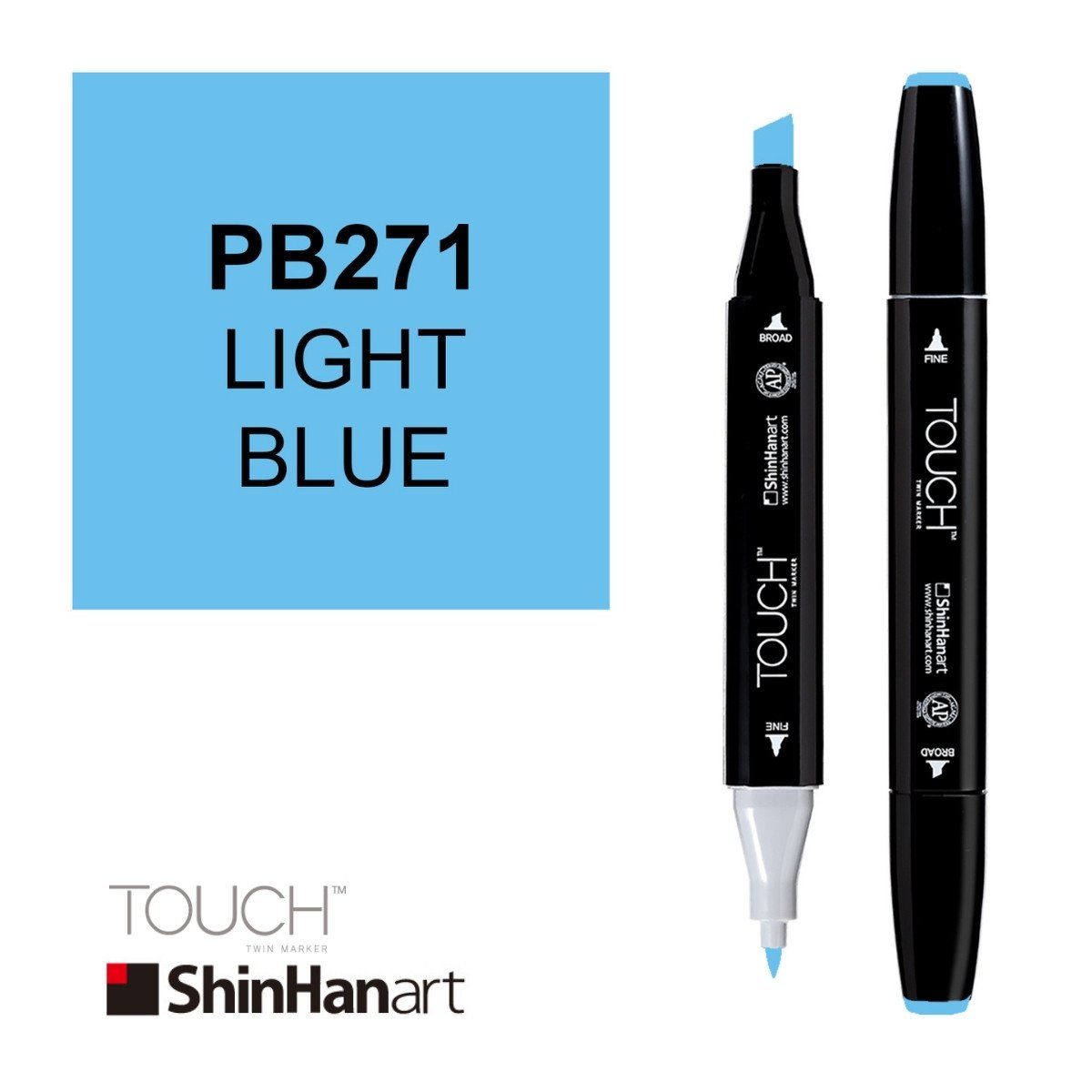 ShinHan Art Touch Twin Marker PB271 Light Blue
