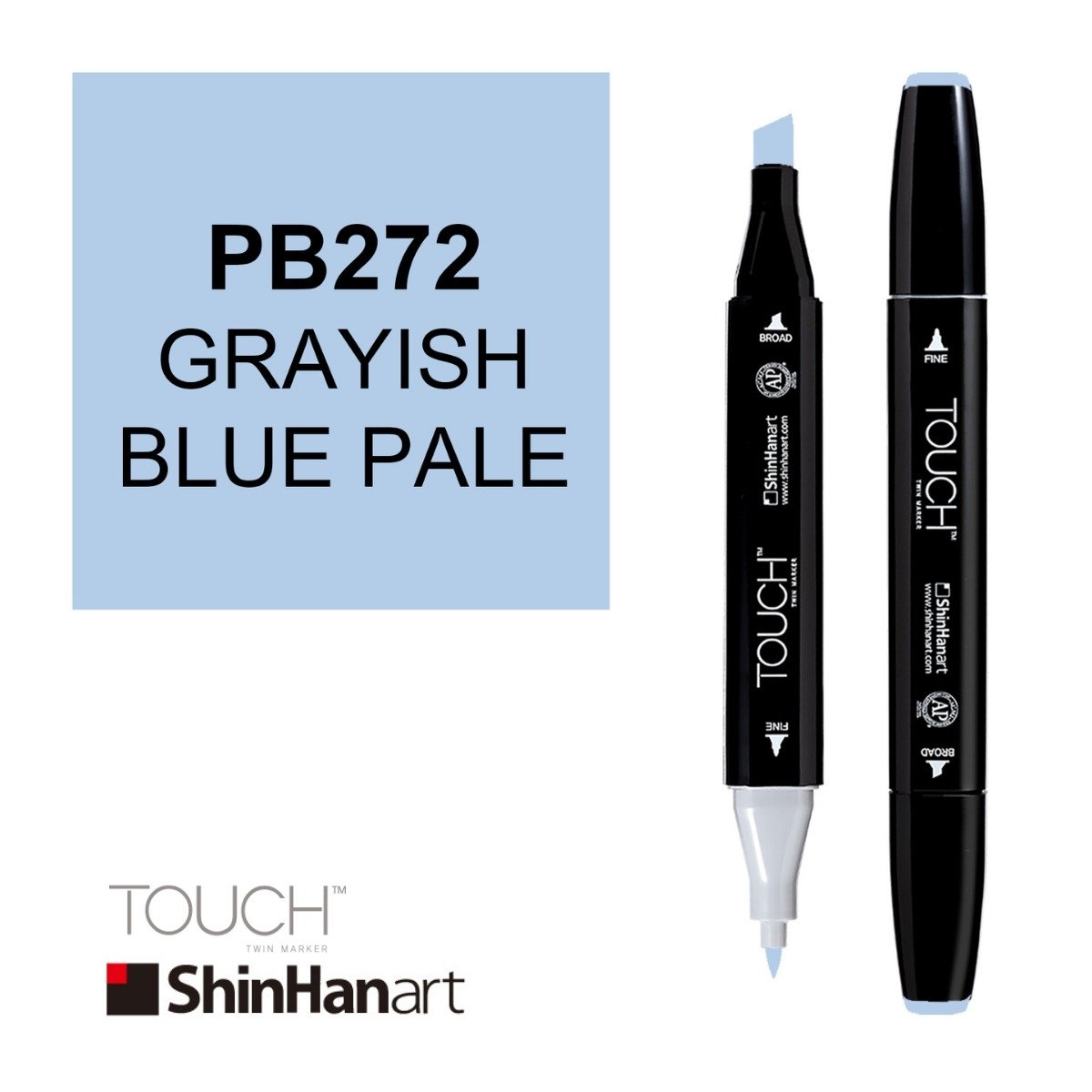 ShinHan Art Touch Twin Marker PB272 Grayish Blue Pale