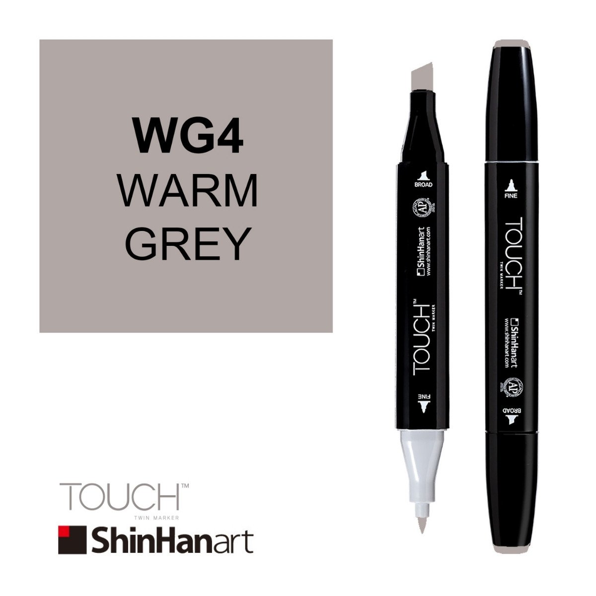 ShinHan Art Touch Twin Marker WG4 Warm Grey