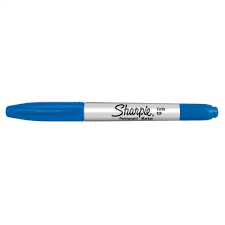 Sharpie Permanent Markör Çift Uçlu Mavi