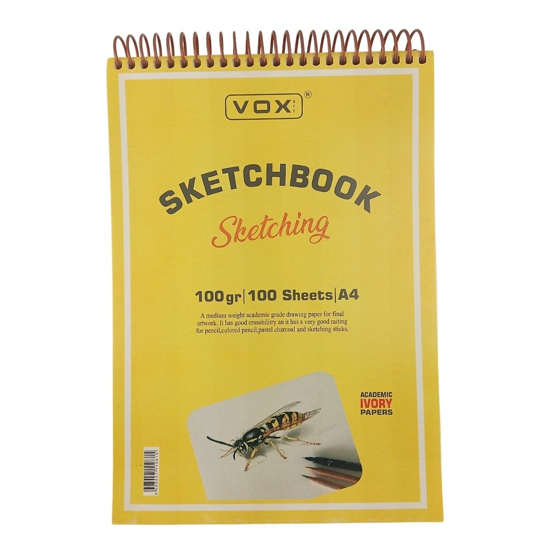 Vox Art Sketchbook Eskiz Defter A4 100gr 100yp İvory Krem