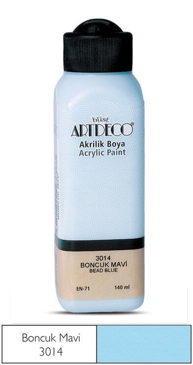 Artdeco Akrilik Boya 140ml 3014 Boncuk Mavi