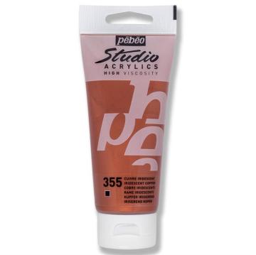 Pebeo Studio Akrilik Boya 100ml 355 İridescent Copper