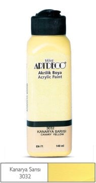 Artdeco Akrilik Boya 140ml 3032 Kanarya Sarısı