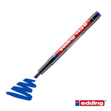 Edding Permanent Asetat Kalemi 143B Mavi