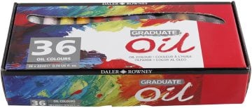 Daler Rowney Graduate Yağlı Boya Seti 36 Renk x 22ml