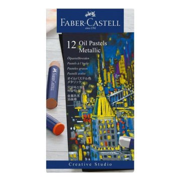 Faber Castell Yağlı Pastel Boya Metalik Set 12li