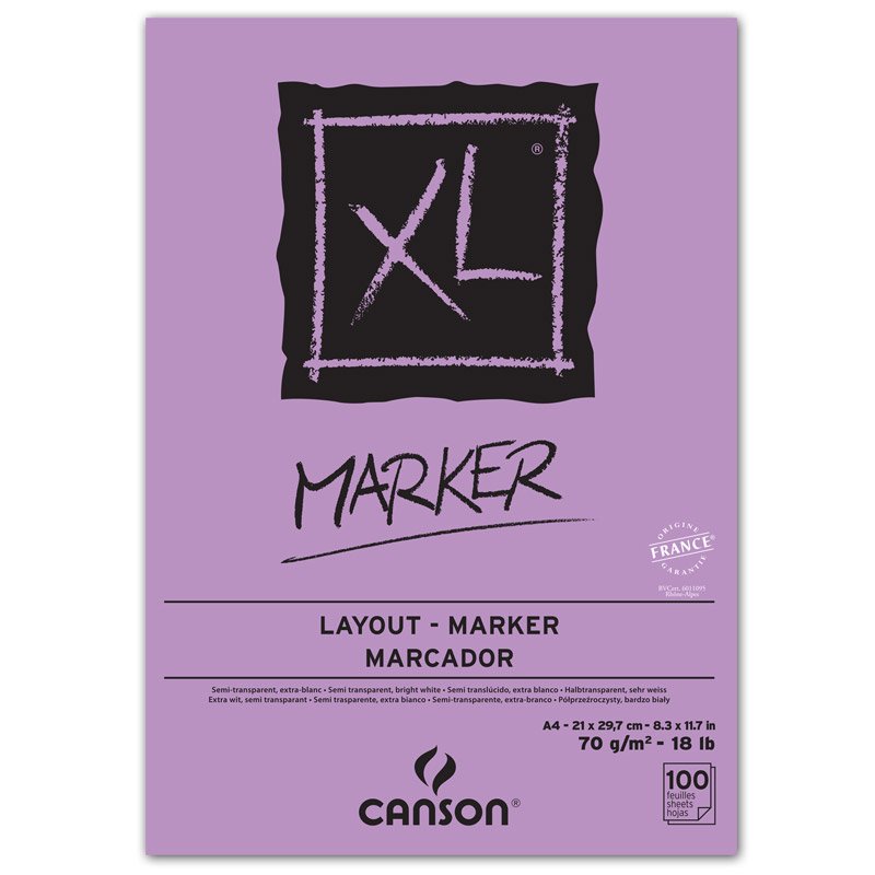 Canson Marker Çizim Defteri (A3) 70gr 100 Yaprak
