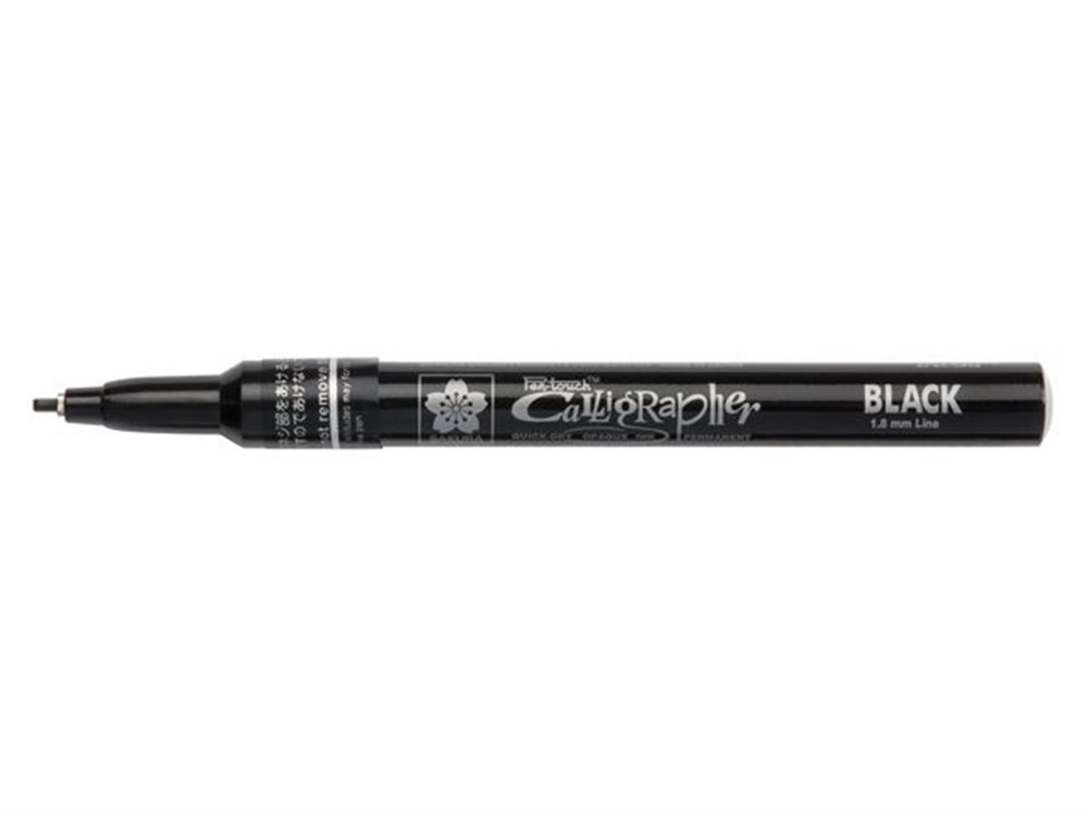 Sakura Pen Touch Kaligrafi Kalemi Fine 1,8mm Siyah