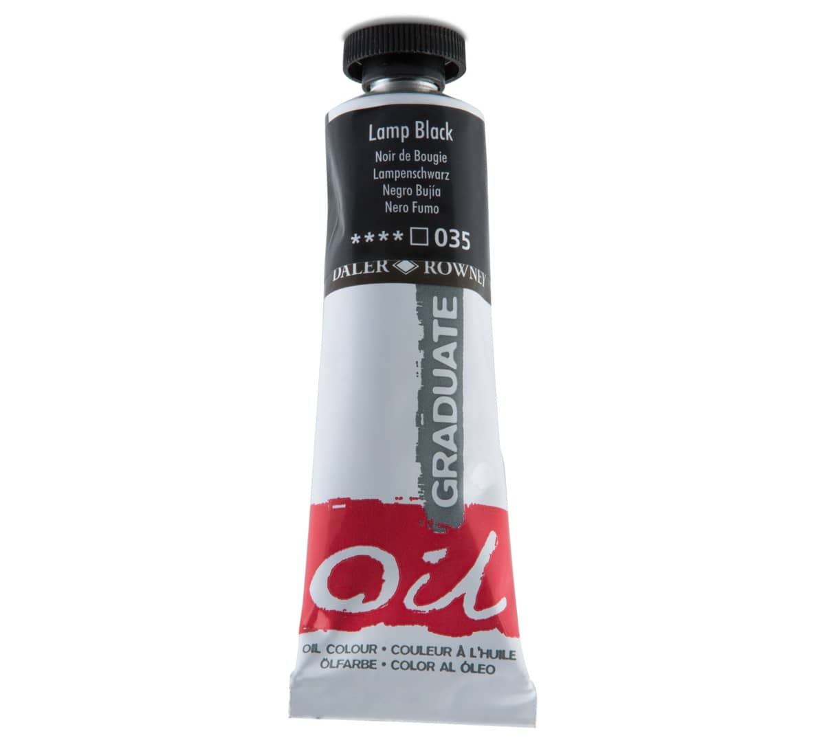 Daler Rowney Graduate Yağlı Boya 38ml 035 Lamp Black