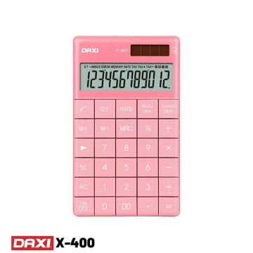Daxi Hesap Makinesi Pink Edition 12 Haneli X-400