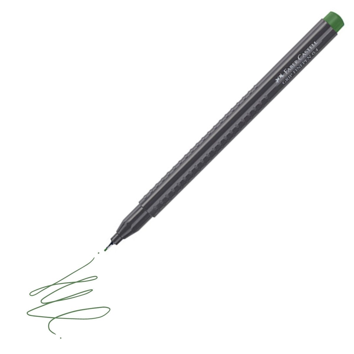 Faber Castell Grip Finepen 0.4 Keçeli Kalem Yeşil