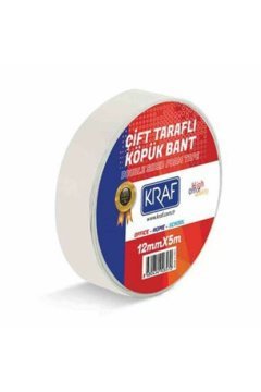 Kraf Çift Taraflı Köpük Bant 12mmx5m 5012G