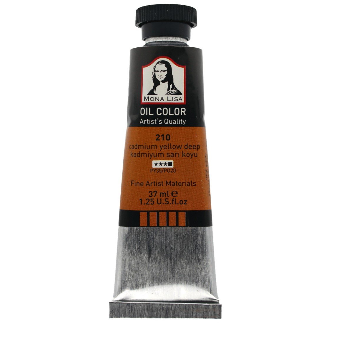 Mona Lisa Yağlı Boya 37ml 210 Cadmium Yellow Deep