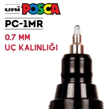 Uni Posca Marker PC-1MR Ultra Fine 0.7mm Glacier Blue