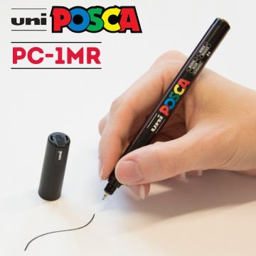 Uni Posca Marker PC-1MR Ultra Fine 0.7mm Sunshine Yellow