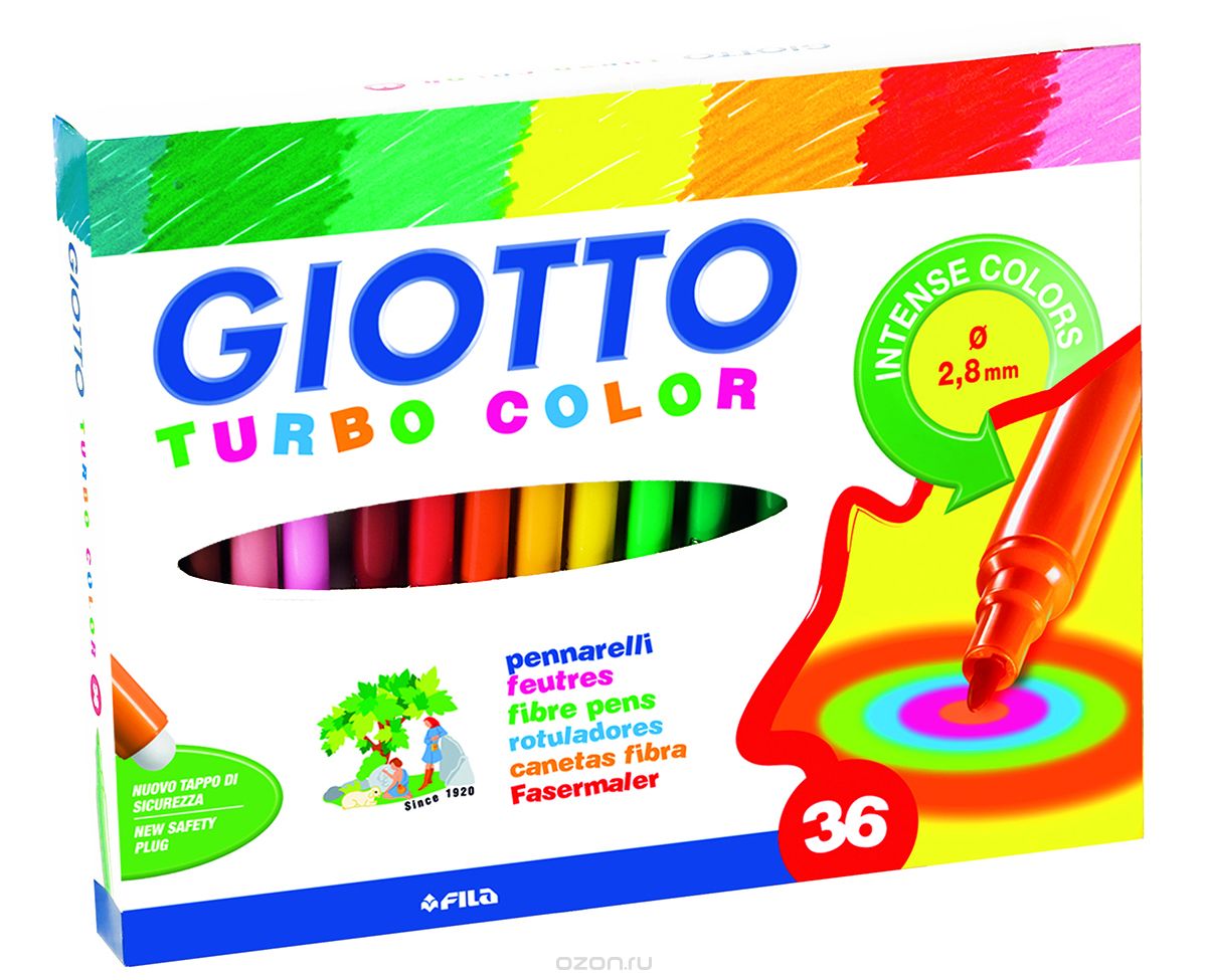 Giotto Turbo Color 36 Renk Kutu
