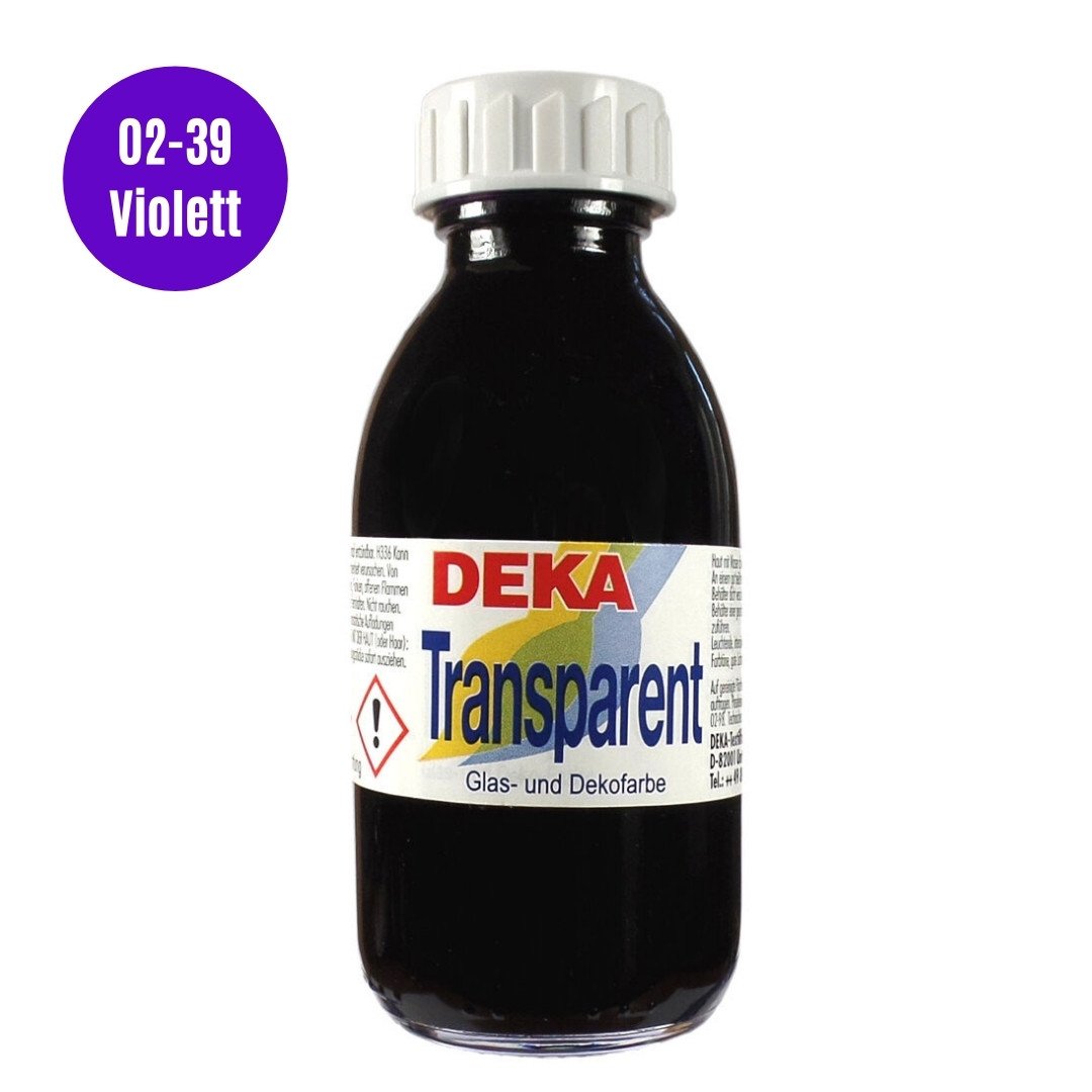 Deka Transparen Vitray Cam Boya 125ml 39 Mor