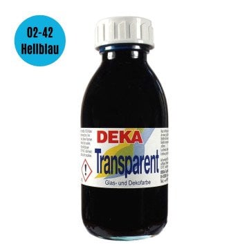 Deka Transparen Vitray Cam Boya 125ml 42 Açık Mavi