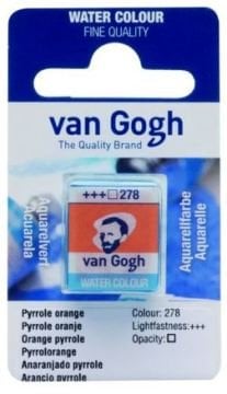 Van Gogh Suluboya Tablet 278 Pyrrole Orange