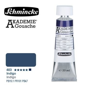 Schmincke Akademie Guaj Boya 20ml 403 Indigo