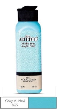 Artdeco Akrilik Boya 140ml 3677 Gökyüzü Mavi