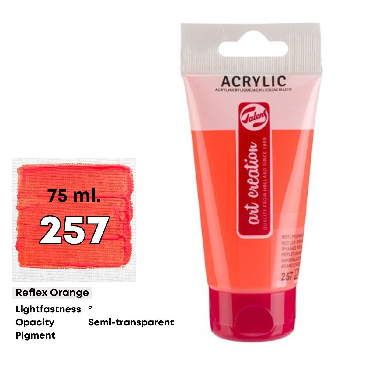 Art Creation Akrilik Boya 75ml 257 Reflex Orange