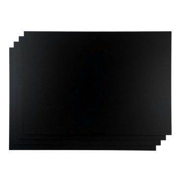 Murano Paspartu Kartonu Çift Taraflı 1.4mm 35x50cm Siyah