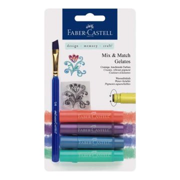 Faber Castell Gelato Mum Boya Metal Tonları 4 Renk