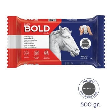 Smarta Bold Modelleme Hamuru 500gr Antrasit