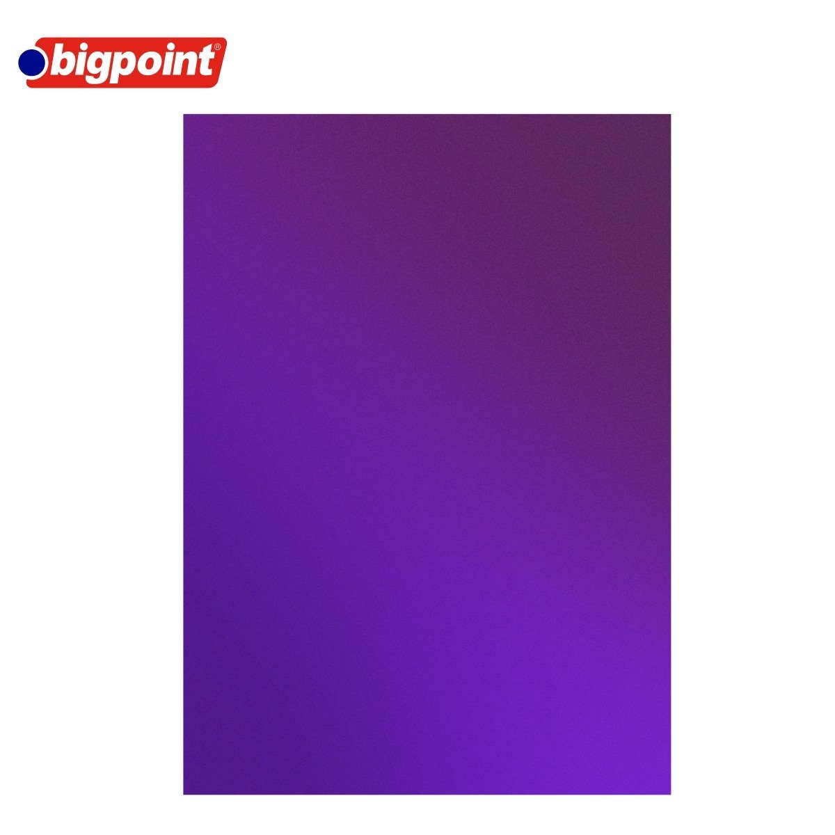 Bigpoint Metalik Renkli Karton 50x70cm Mor 10'lu Poşet