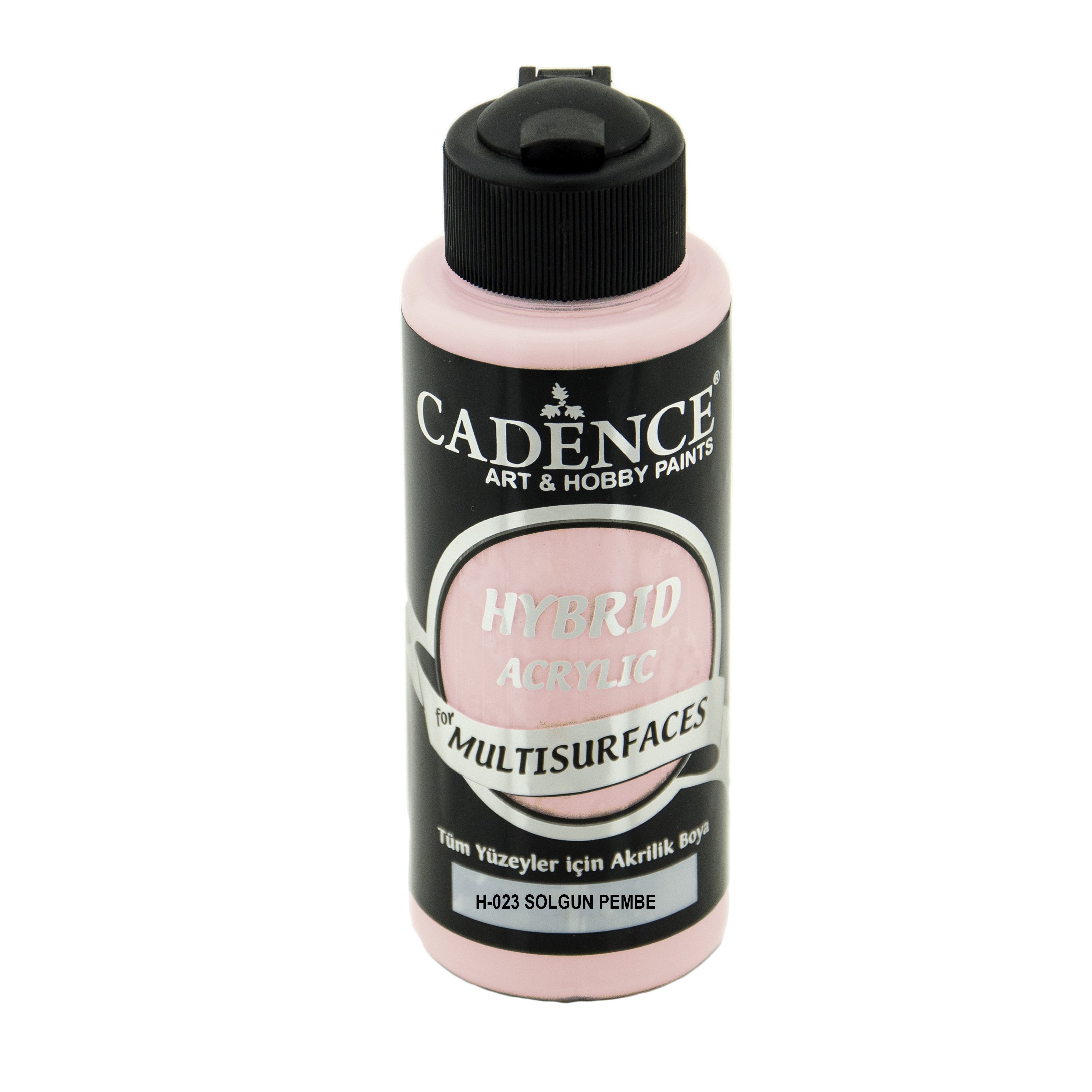 Cadence Hybrid Multisurface Akrilik Boya 120ml H-023 Solgun Pembe