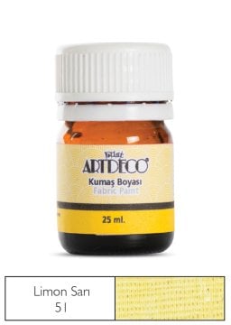 Artdeco Kumaş Boyası 25ml 10A-51 Kavun Sarısı