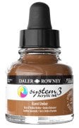 Daler Rowney System 3 Sıvı Akrilik Mürekkep Boya 29.5ml 223 Burnt Umber