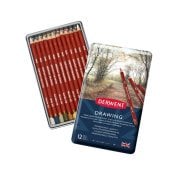 Derwent Drawing Yağlı Pastel Kalem Çizim Set 12li