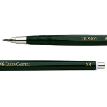 Faber Castell Uclu Kalem 2mm 2B TK 9400