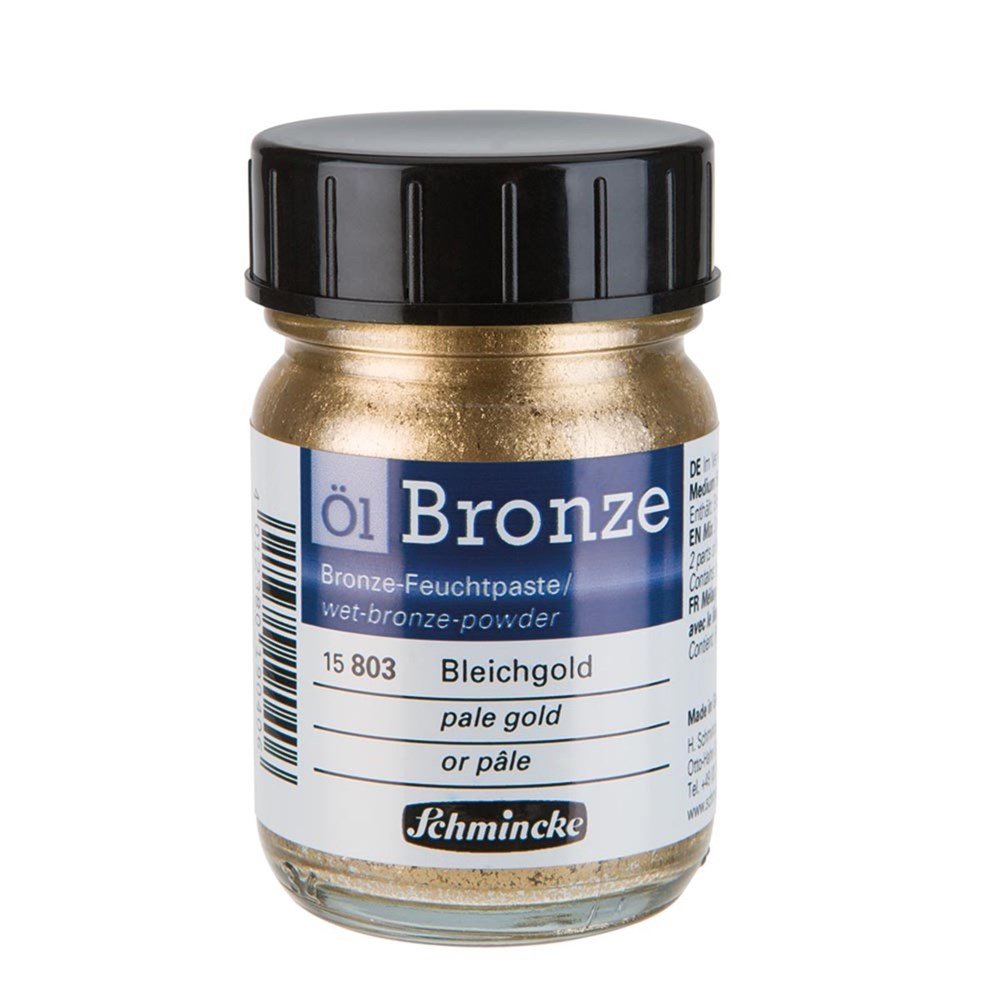 Schmincke Oil Bronze Yağlı Boya Yaldız Pigment 50ml 803 Pale Gold