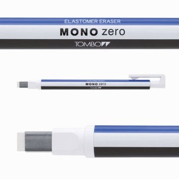 Tombow Mono Zero 2.5x5mm Kalem Silgi Çizgili