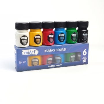 miArt Kumaş Boya Seti 6x30ml