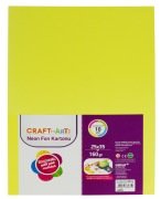 Craft And Arts Neon Fon Kartonu 160 Gr 10'lu 25x35 Poşetli