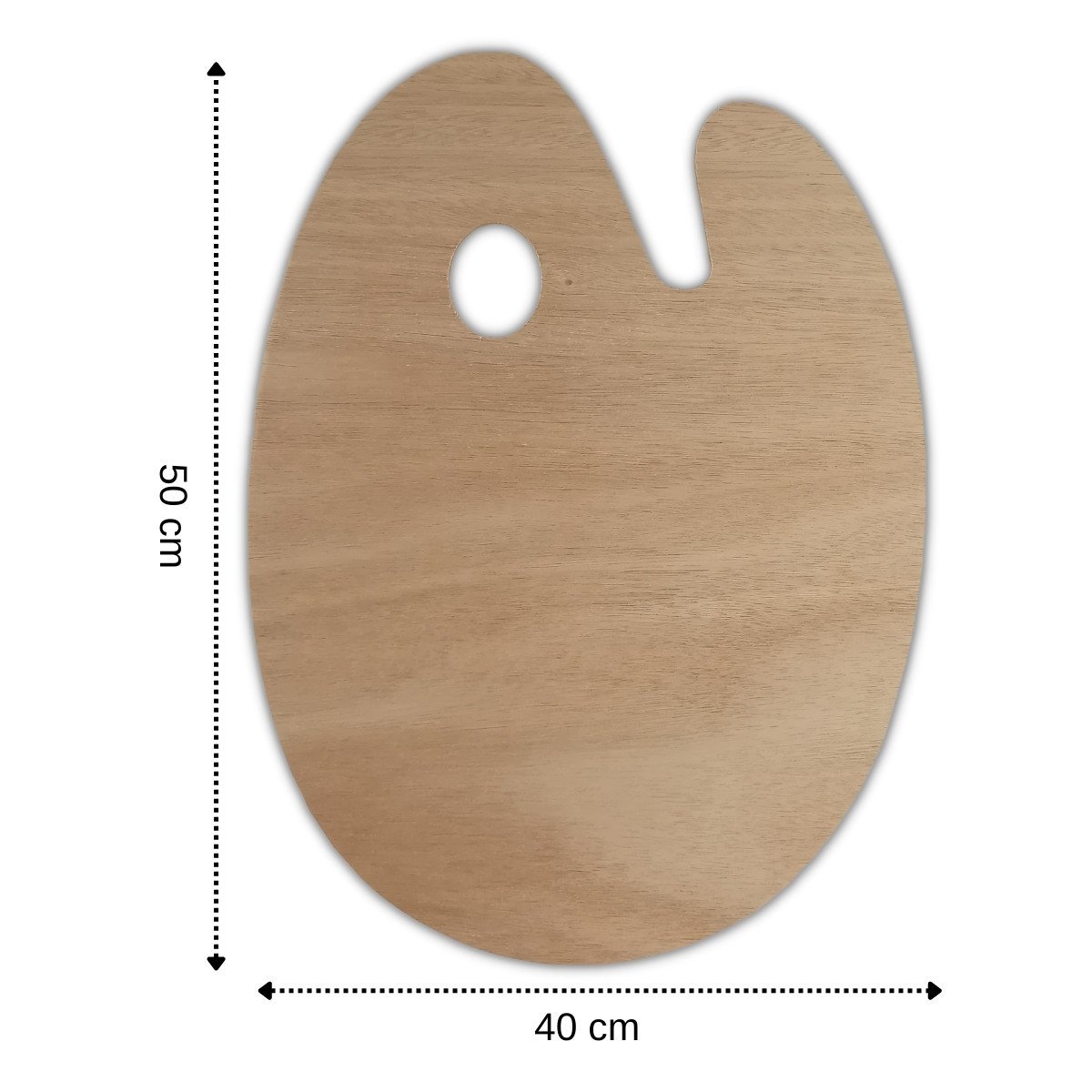 Art Design Ahşap Palet Oval 3-5mm 40x50cm