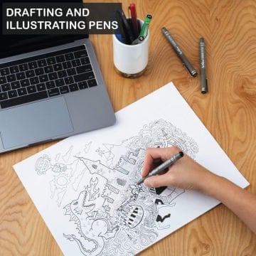 Artline Drawing System Teknik Çizim Kalemi 0.8 Siyah