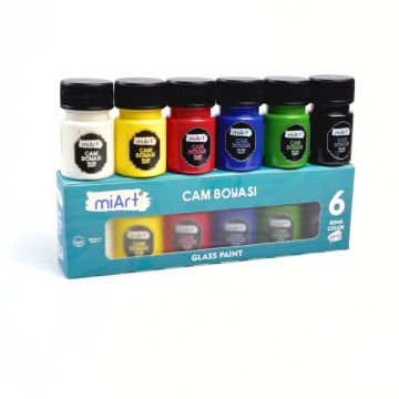 miArt Cam Boya Seti 6x30ml