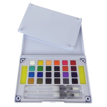 Art Elegant Sulu Boya Tablet Seti 24lü Fırça ve Palet Hediyeli